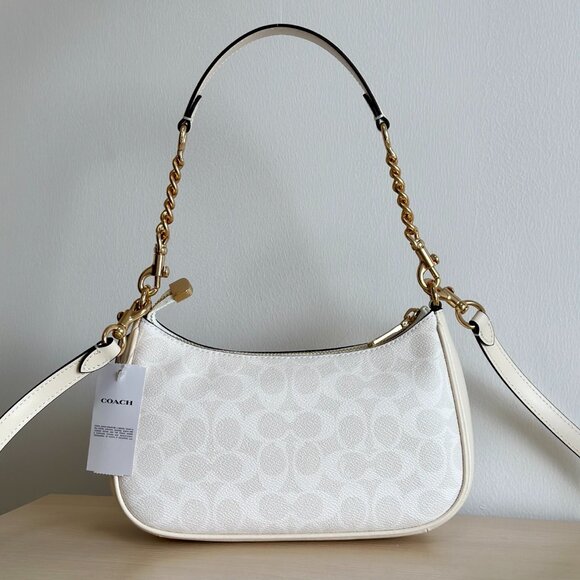 Coach Teri Shoulder Bag In Signature Canvas CA548 - Picture 8 of 9